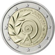 Grecia 2011 2 € euros conmemorativos Special Olympics Atenas