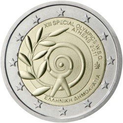 Grecia 2011 2 € euros conmemorativos Special Olympics Atenas Grecia 2011 2 € euros conmemorativos Special Olympics Atenas