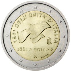 Italia 2011 2 € euros conmemorativos 150º Aniv. de la Unificación italiana Italia 2011 2 € euros conmemorativos 150º Aniv. de la Unificación italiana