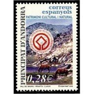 Andorra Española 327 2005  Patrimonio cultural y natural MNH