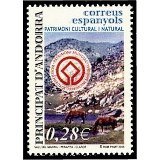 Andorra Española 327 2005  Patrimonio cultural y natural MNH
