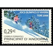 Andorra Española 334 2006 Juegos de Invierno de Turín MNH Andorra Española 334 2006 Juegos de Invierno de Turín MNH