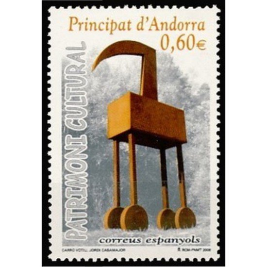 Andorra Española 353 2008 Patrimonio cultural MNH