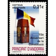 Andorra Española 354 2008 15º Aniv. de la Constitución MNH Andorra Española 354 2008 15º Aniv. de la Constitución MNH