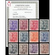 España Spain 867/78 1939 General Franco Sanchez MNH España Spain 867/78 1939 General Franco Sanchez MNH