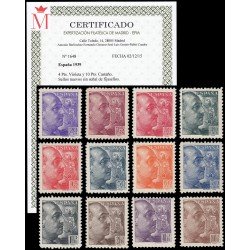 España Spain 867/78 1939 General Franco Sanchez MNH