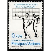 Andorra Española 356 2008 25º Aniv. Sociedad Andorrana de Ciencias MNH Andorra Española 356 2008 25º Aniv. Sociedad Andorrana de Ciencias MNH