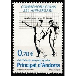 Andorra Española 356 2008 25º Aniv. Sociedad Andorrana de Ciencias MNH Andorra Española 356 2008 25º Aniv. Sociedad Andorrana de Ciencias MNH
