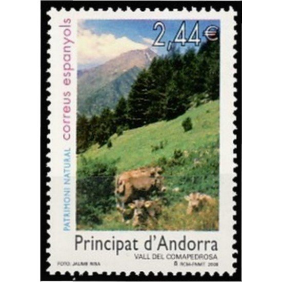 Andorra Española 359 2008 Patrimonio Natural MNH