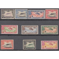 España Spain 339/48 1926 Cruz Roja Red Cross Aviones MNH España Spain 339/48 1926 Cruz Roja Red Cross Aviones MNH