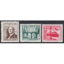 España Spain 1037/39 1948 Ferrocarril Tren MNH España Spain 1037/39 1948 Ferrocarril Tren MNH