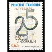 Andorra Española 363 2009 25º Aniv. de la Escuela Andorrana MNH Andorra Española 363 2009 25º Aniv. de la Escuela Andorrana MNH