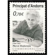 Andorra Española 364 2009 Mercè Rodoreda MNH Andorra Española 364 2009 Mercè Rodoreda MNH