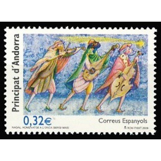 Andorra Española 371 2009 Navidad 09 MNH