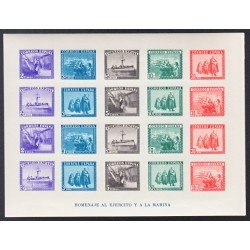 España Spain 850 1938 Ejército y Marina Barcos MNH Sin Dentar España Spain 850 1938 Ejército y Marina Barcos MNH Sin Dentar