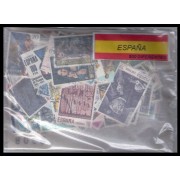 España 500 sellos usados diferentes