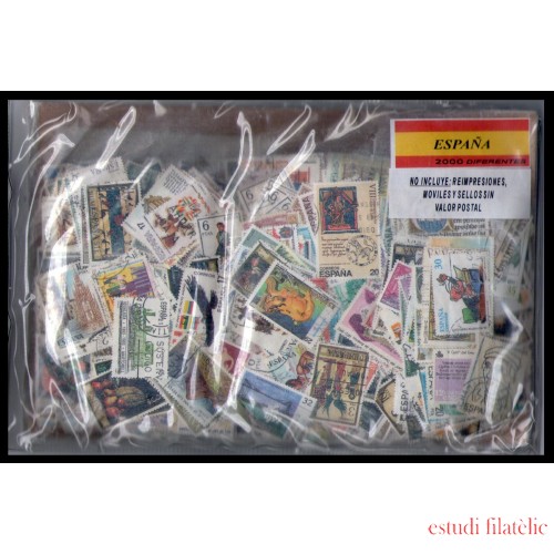 España 2000 sellos usados diferentes