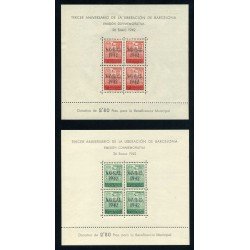 Barcelona 40/41 1942 NAVIDAD MNH Barcelona 40/41 1942 NAVIDAD MNH