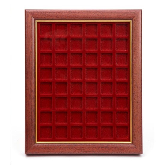 Filober FL0048VC Vitrina expositora placas chapas de cava para 48 placas 22x28