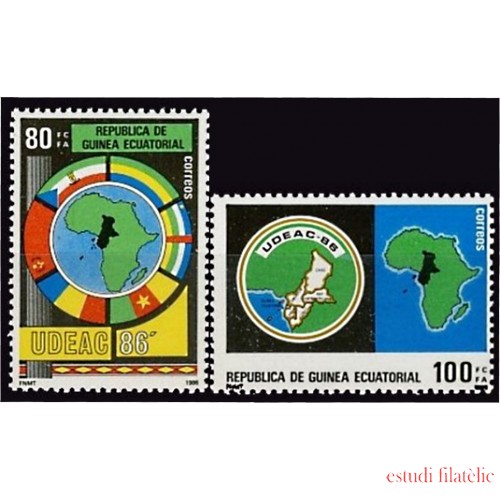 Guinea Ecuatorial 85/86 1986 Unión de los Estados de África Central MNH