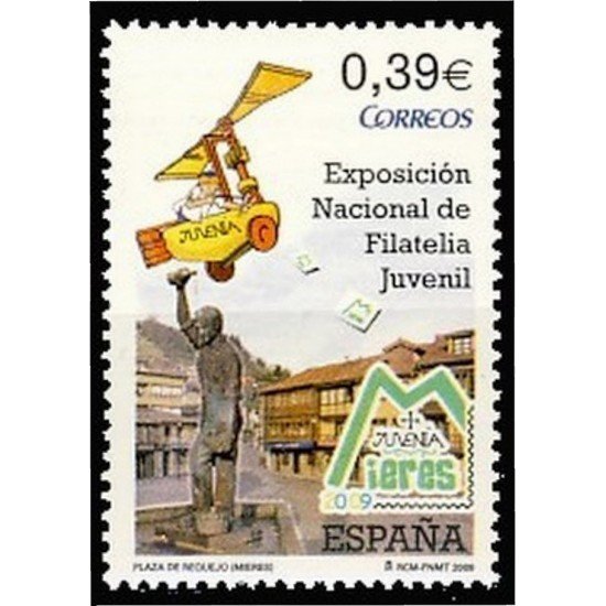 España Spain 4523 2009 Exposición Nacional de Filatelia Juvenil Juvenia 2009 MNH España Spain 4523 2009 Exposición Nacional de Filatelia Juvenil Juvenia 2009 MNH