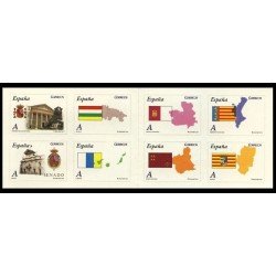 España Spain 4524/31 2010 Autonomías MNH Tarifa A
