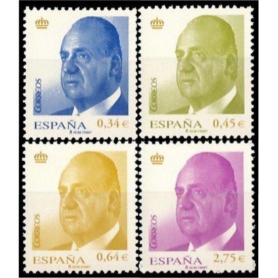 España Spain 4537/40 2010 SM Don Juan Carlos I Rey de España MHN