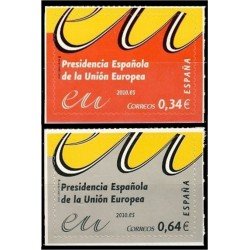 España Spain 4547/48 2010 Presidencia Española de la Unión Europea MHN