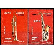 España Spain 4549/50 2010 Instrumentos Musicales MNH