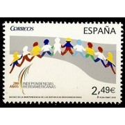 España Spain 4555 2010 CC Años de la Independencia de las Repúblicas Iberoamericanas MNH