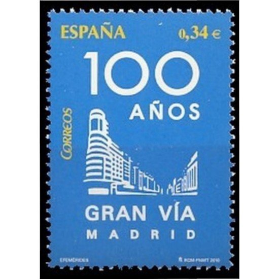 España Spain 4559 2010 Centenario de la Gran Via de Madrid MHN