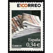 España Spain 4562 2010 Diarios Centenarios de El Correo MNH 