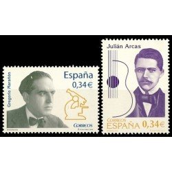 España Spain 4572/73 2010 Personajes MNH
