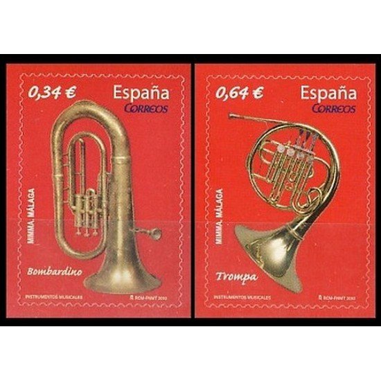 España Spain 4576/77 2010 Instrumentos Musicales MNH España Spain 4576/77 2010 Instrumentos Musicales MNH