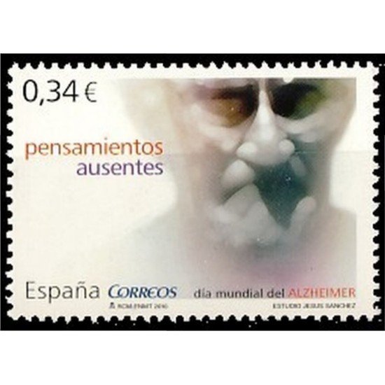 España Spain 4587 2010 Dia Mundial del Alzheimer MNH España Spain 4587 2010 Dia Mundial del Alzheimer MNH