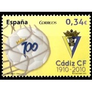 España Spain 4588 2010 Centenario del Cádiz MNH 