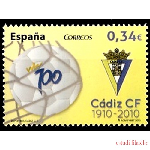España Spain 4588 2010 Centenario del Cádiz MNH 