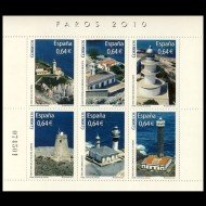 España Spain 4594 2010 Faros, lujo MNH
