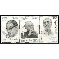 España Spain 4598/00 2010 Personajes Vicente Ferrer Torrente Ballester F. Ayala MNH