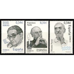 España Spain 4598/00 2010 Personajes Vicente Ferrer Torrente Ballester F. Ayala MNH