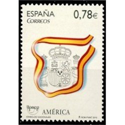 España Spain 4601 2010 América Upaep Símbolos Escudo Bandera MNH