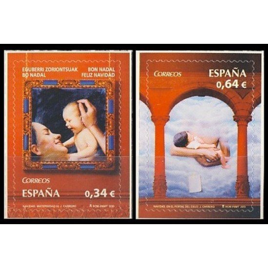 España Spain 4609/10 2010 Navidad Maternidad Portal del cielo MNH España Spain 4609/10 2010 Navidad Maternidad Portal del cielo MNH