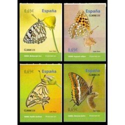 España Spain 4622/25 2011 Fauna Mariposas Butterfly MNH