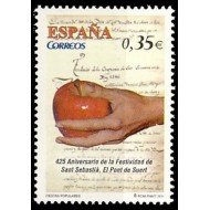 España Spain 4626 2011 Fiestas Populares Sant Sebastià El Pont de Suert MNH