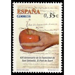España Spain 4626 2011 Fiestas Populares Sant Sebastià El Pont de Suert MNH