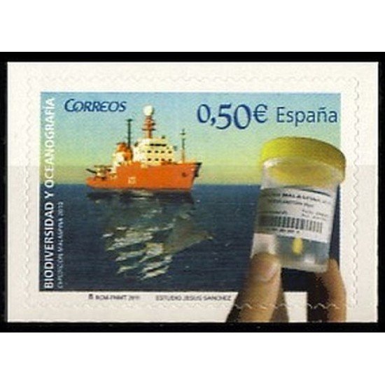 España Spain 4627 2011 Biodiversidad Oceaonográfica Buque Barco MNH