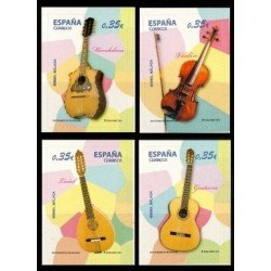 España Spain 4628/31 2011 Instrumentos musicales Guitarra Violín MNH