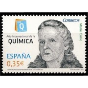 España Spain 4637 2011 Año Interquímica Premio Nobel 1911 Marie Curie MNH