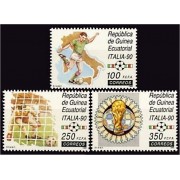 Guinea Ecuatorial 123/25 1990 Italia 90 MNH