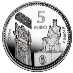 España Spain 2011 5 euros Capitales de provincia Ciudad Real Plata Ag España Spain 2011 5 euros Capitales de provincia Ciudad Real Plata Ag